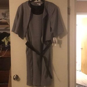 Business Dress AA Studio with Belt and Cover up